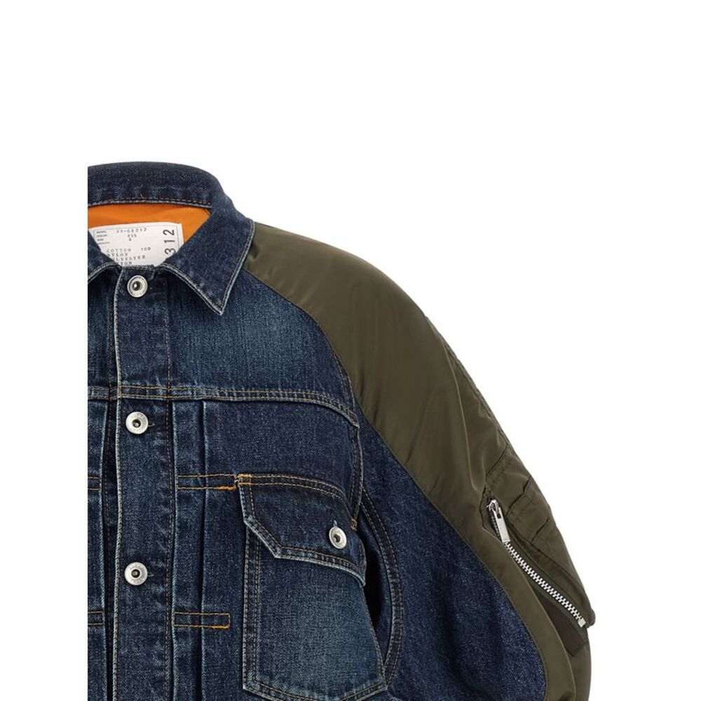 Sacai Women Hybrid Bomber Jacket - Picture 3 of 4